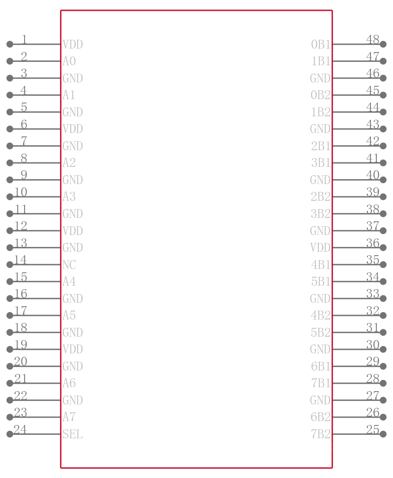 PI3L301DAE引脚图