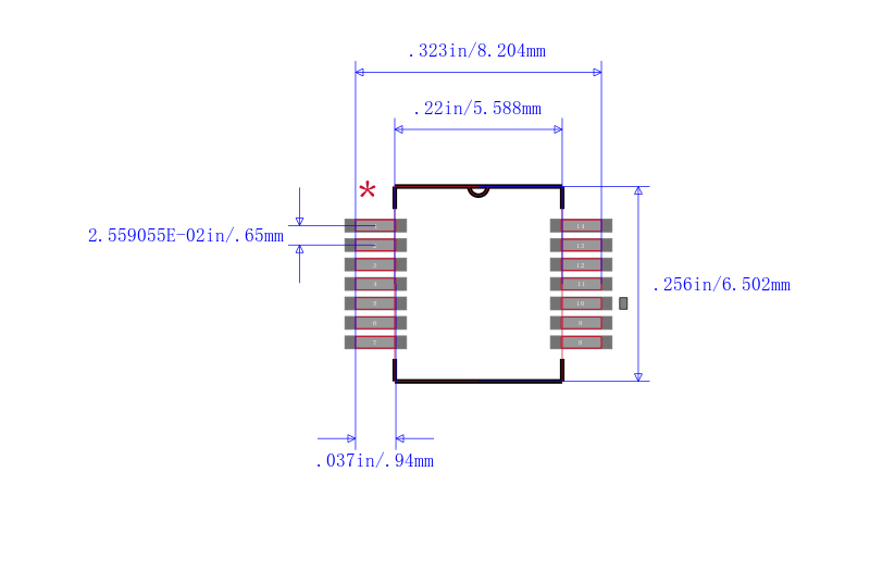 SN74AHCT74DBR封装图