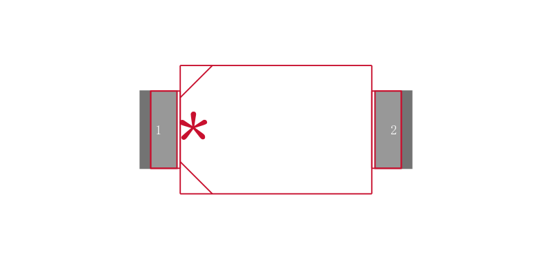 RBR5LAM40ATR封装焊盘图