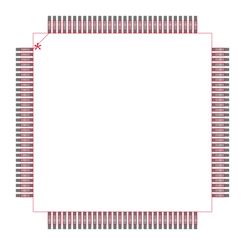 SN74ACT3651-15PCB封装焊盘图