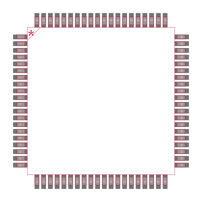 SN74V293-15PZA封装焊盘图