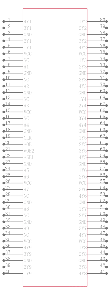 SN74ALVCH16831DBBR引脚图