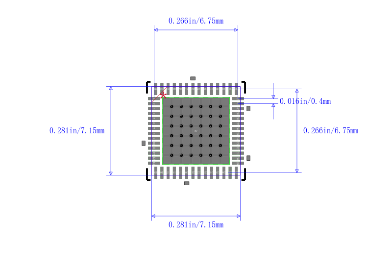 TMS320F28031RSHT封装图
