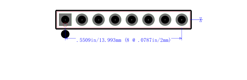 TMM-108-01-G-S封装图