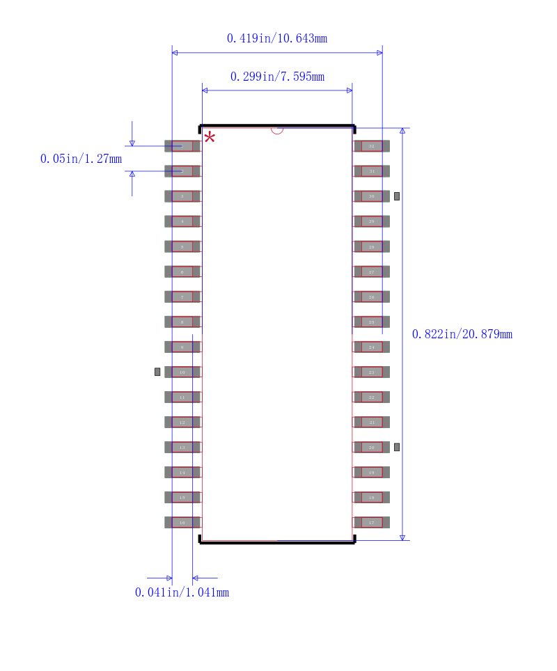 CY14E256LA-SZ25XI封装图