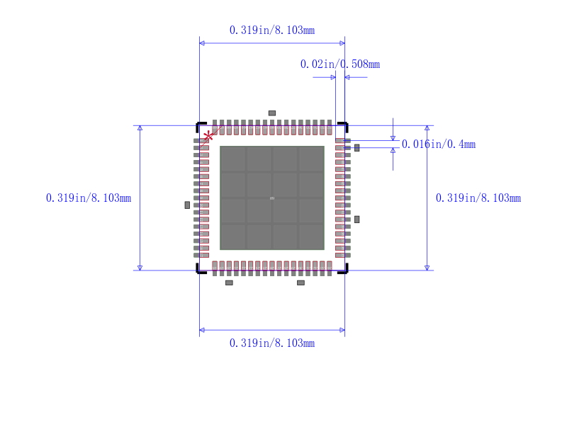 CY8C5268LTI-LP030封装图