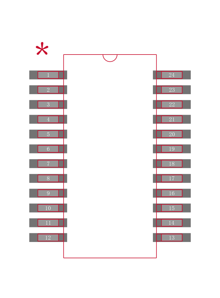 CY29FCT52CTQCT封装焊盘图