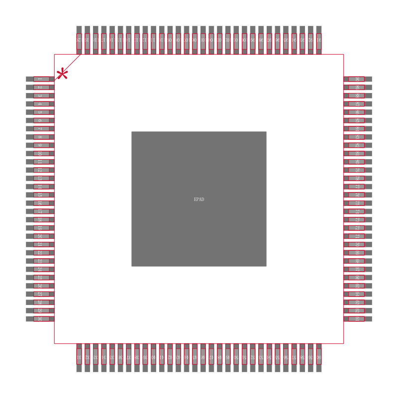 CYS25G0101DX-AEXC封装焊盘图