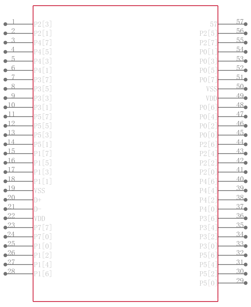 CY7C64215-56LTXIT引脚图