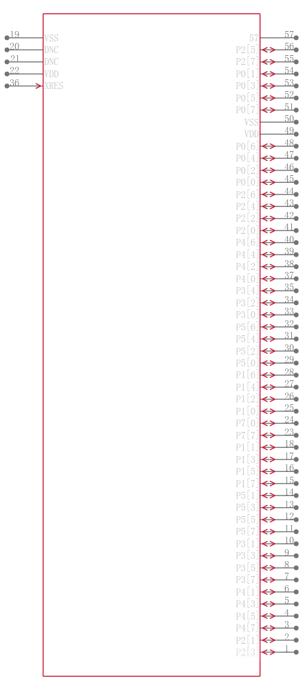 CY8C24894-24LFXA引脚图