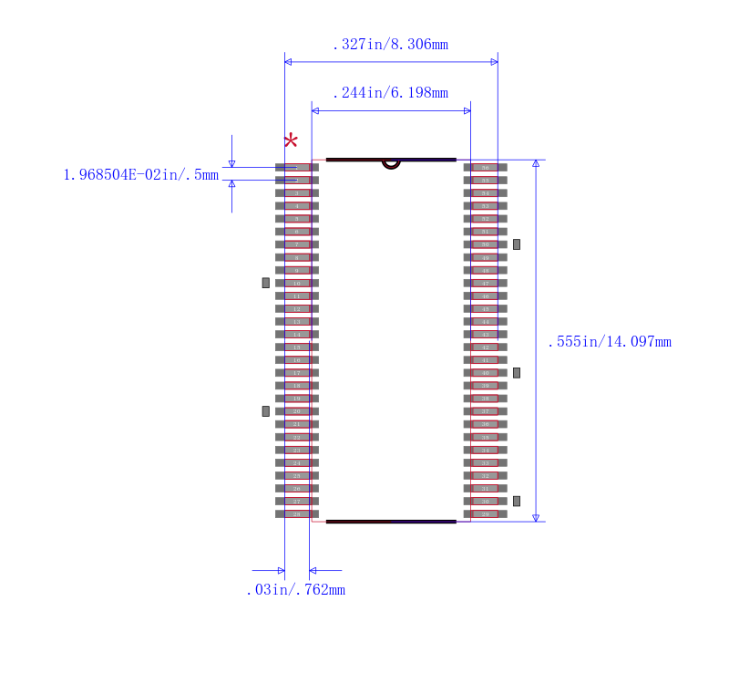 74ACT16543DGGR封装图
