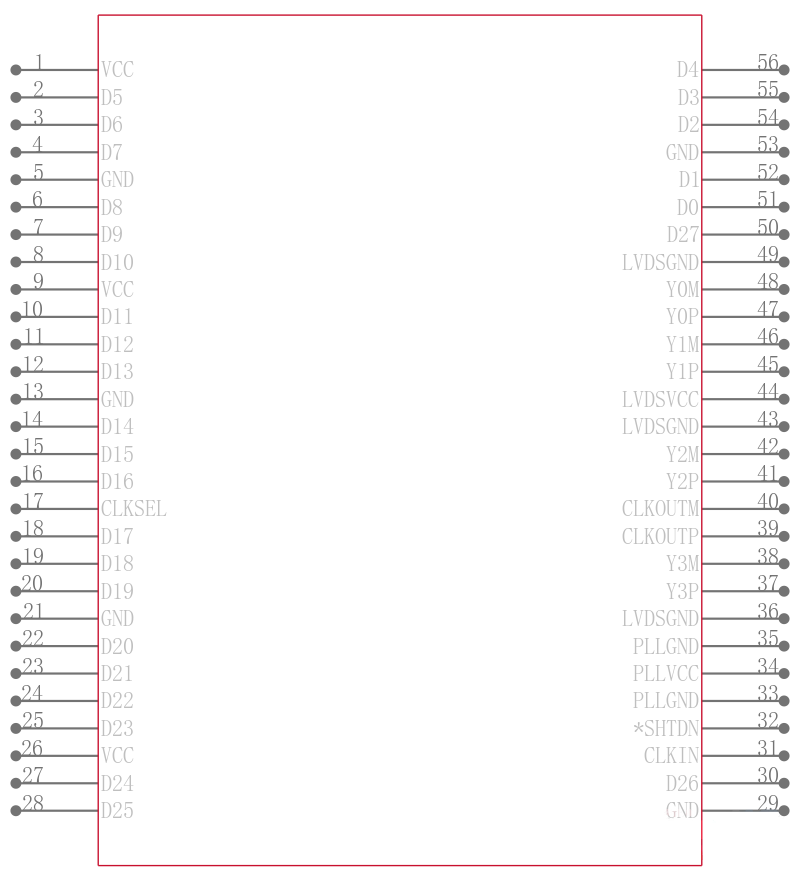 74ABT16543DGGRG4引脚图