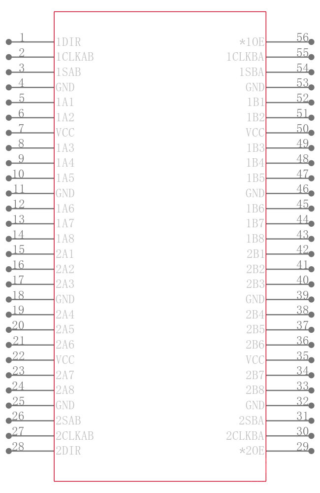 74FCT162646CTPACT引脚图