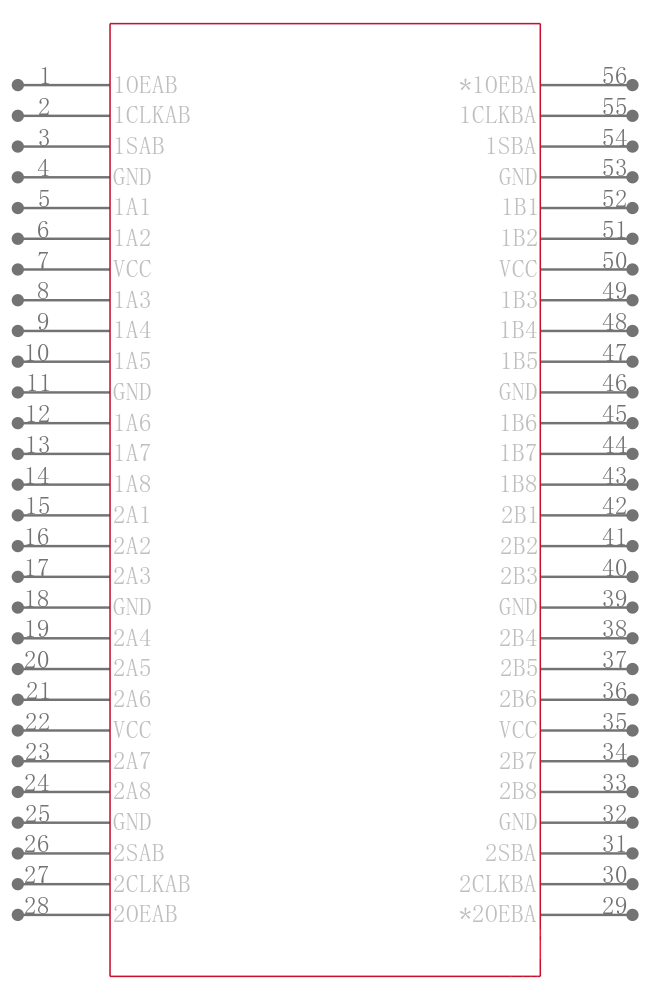 74FCT162652ATPVCT引脚图