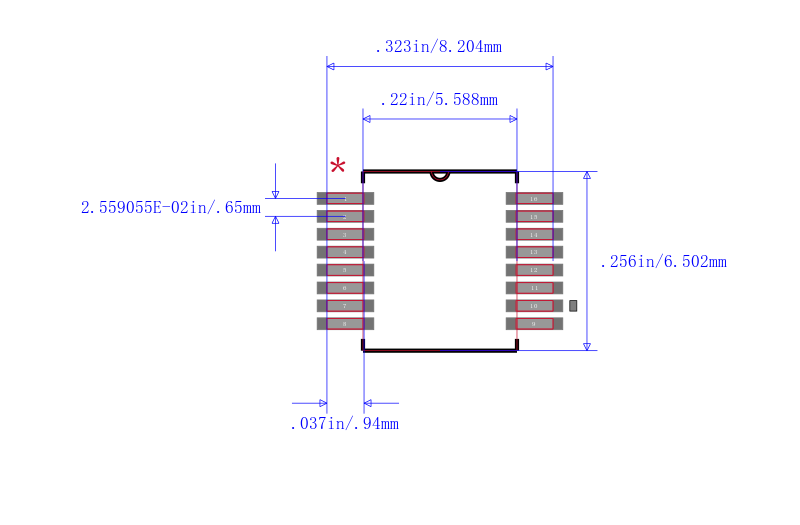 74AC11032DBR封装图