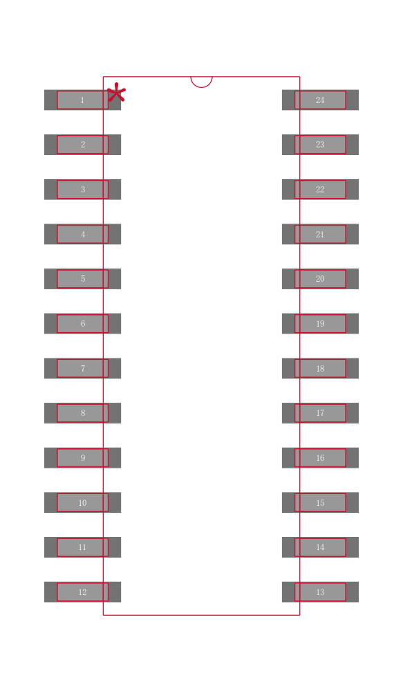 74AC11245NSRG4封装焊盘图