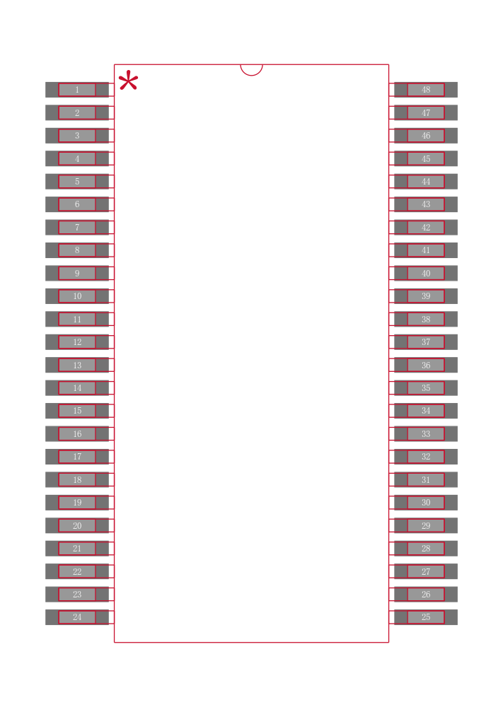 74ALVCH16973DLRG4封装焊盘图