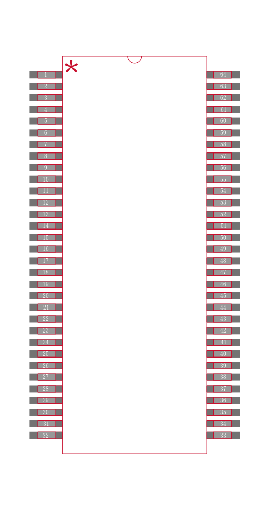 74SSTL16847DGGRE4封装焊盘图