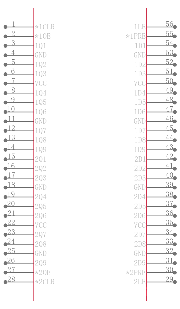 74ABT16843DGGRE4引脚图