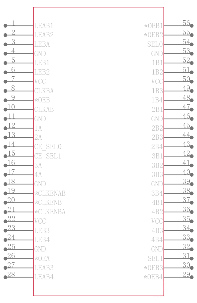 74ABTH16460DGGRE4引脚图