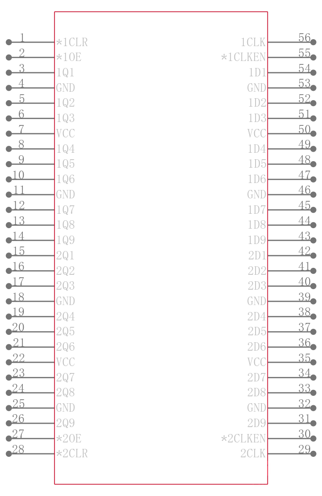 74ABTH16823DGGRE4引脚图