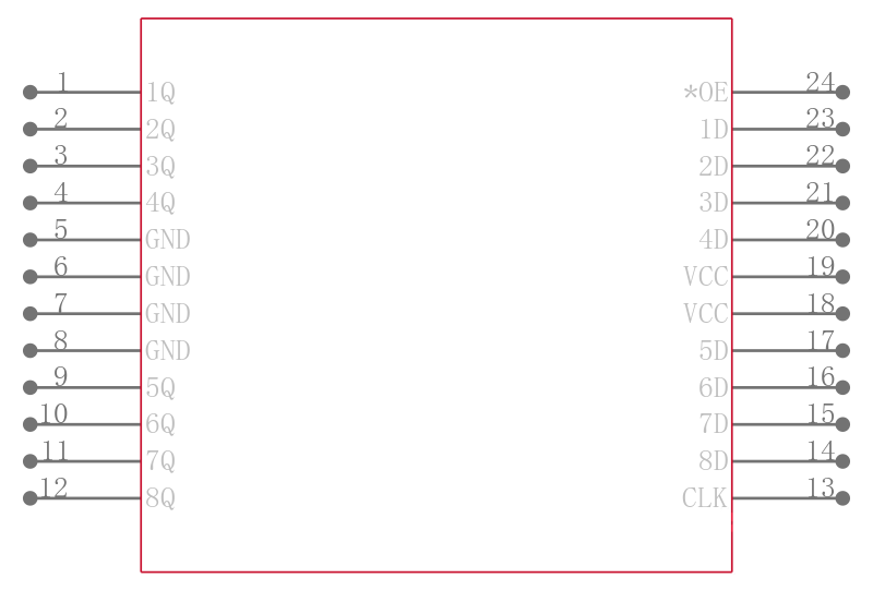 74ACT11374NSRG4引脚图