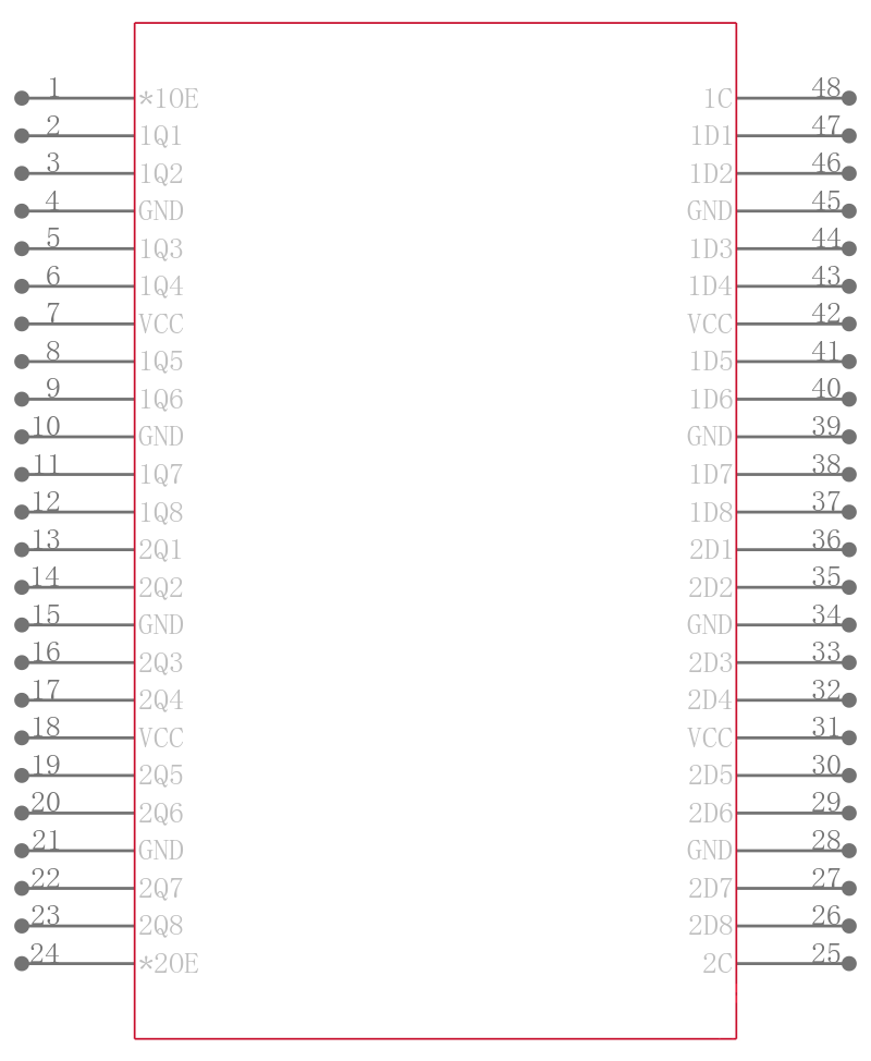 74ACT16373DLG4引脚图