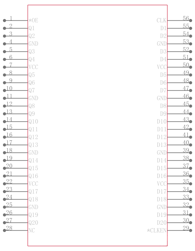 74ALVCH16721DGVRG4引脚图
