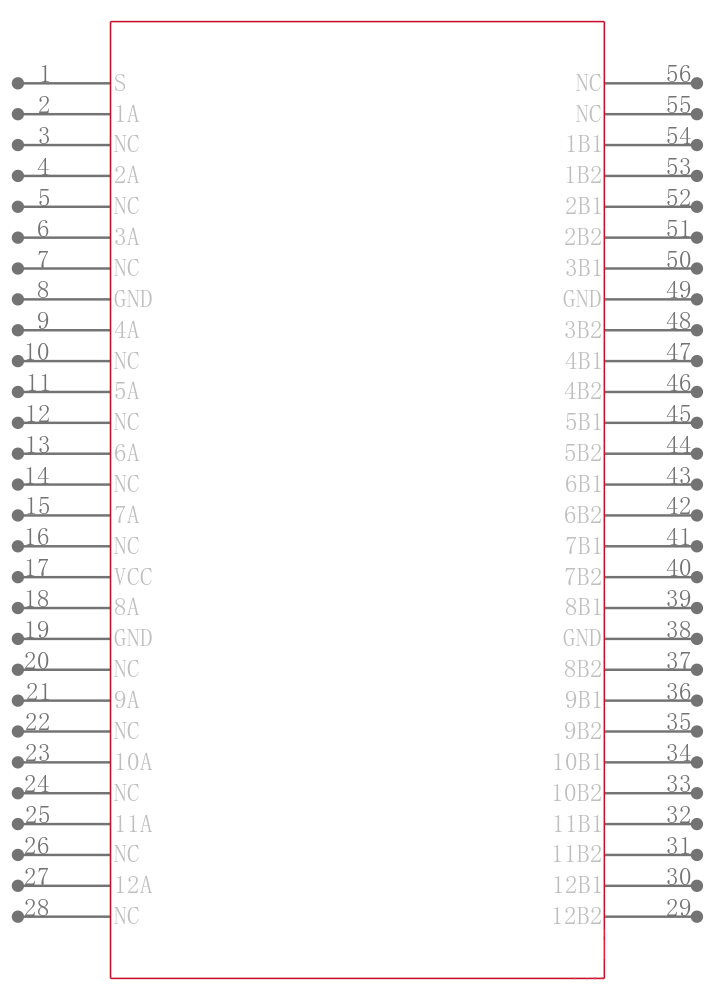 74CBT162292DGVRG4引脚图