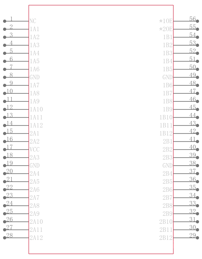 74CBTH16211DGVRG4引脚图