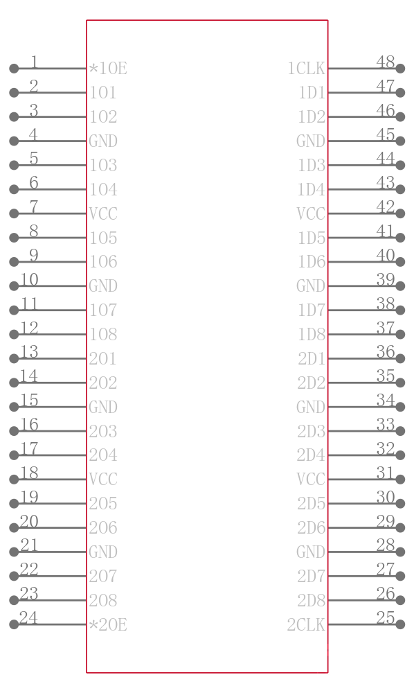 74FCT162374CTPACT引脚图