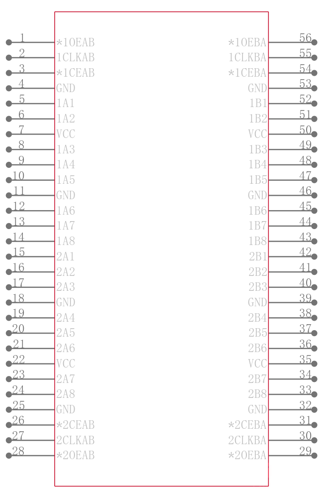 74FCT162952ATPACT引脚图