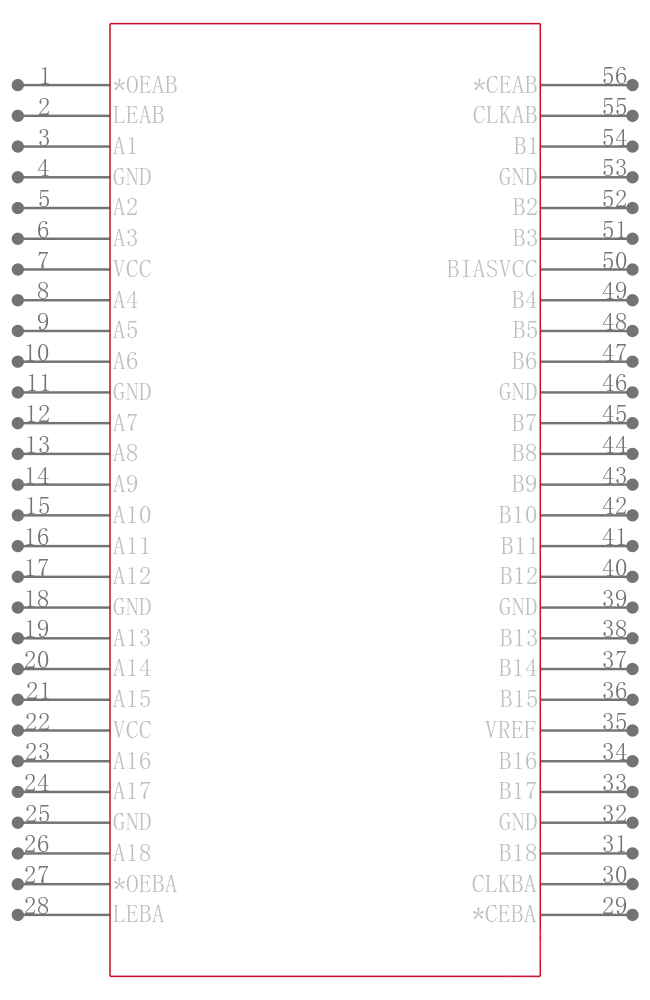 74GTLPH16912VRG4引脚图