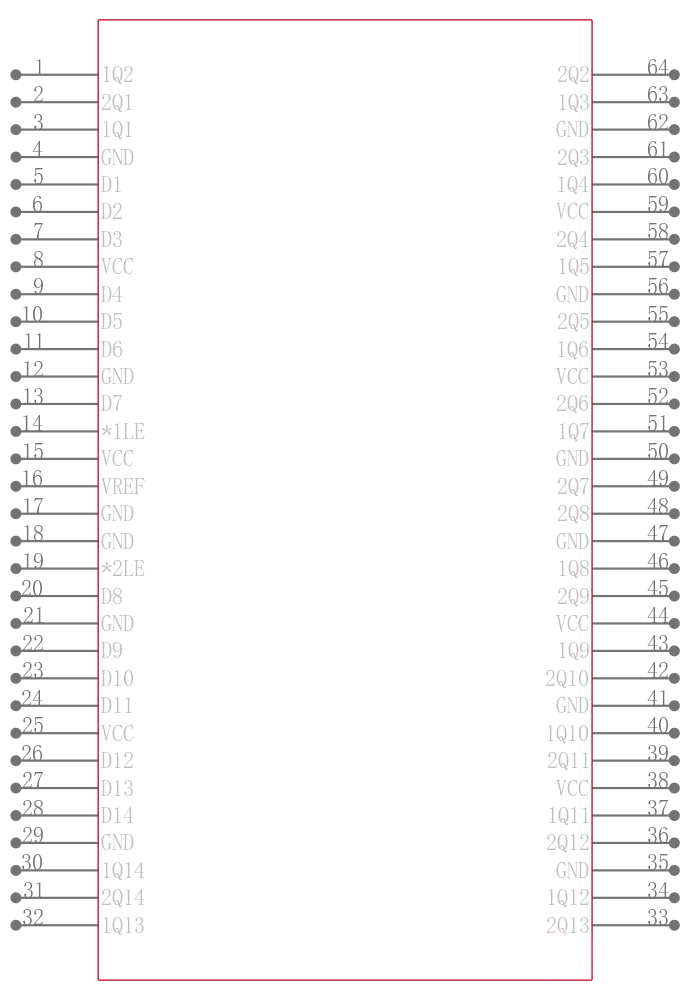 74HSTL162822DGGRG4引脚图