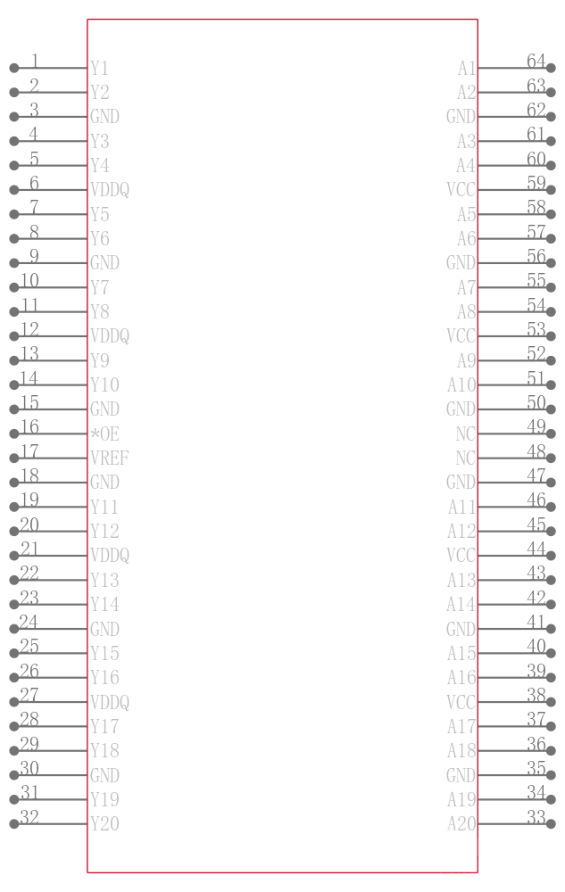 74SSTL16847DGGRG4引脚图