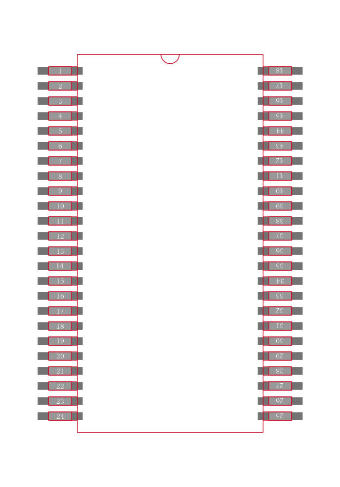 COP8CBE9IMT9/NOPB封装焊盘图