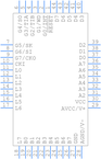 COP8CCR9HVA8/NOPB引脚图