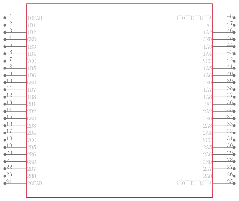 74AC16620DL引脚图