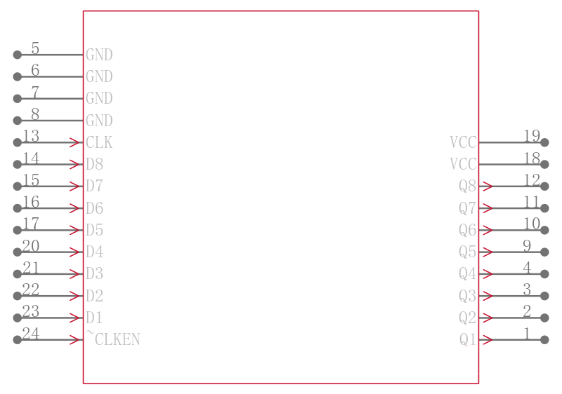 74ACT11377DW引脚图