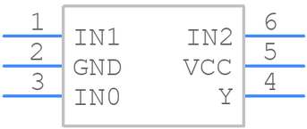 74LVC1G98W6-7引脚图