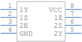 74LVC2G66DP引脚图