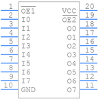 74VHC541MTC引脚图
