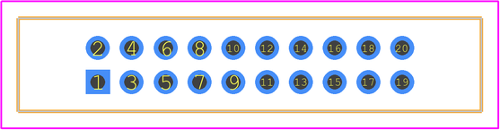 957220-6002-AR封装焊盘图