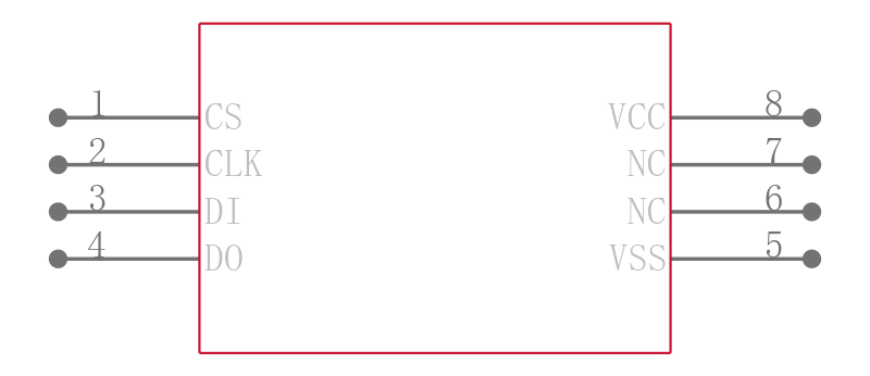 93LC56BXT/SN引脚图