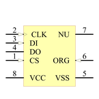 93LC46-I/SN引脚图