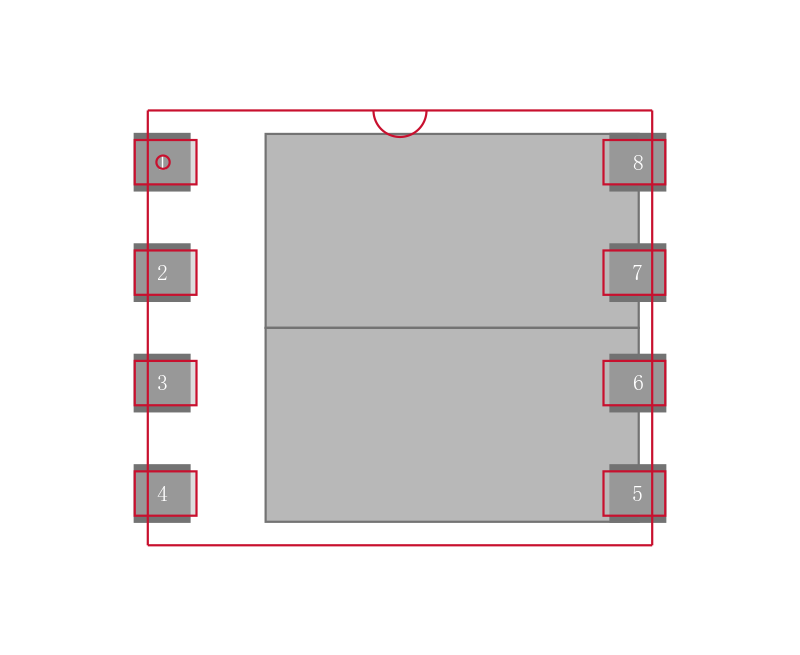 CSD17551Q5A封装焊盘图