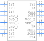 CDC208DW引脚图