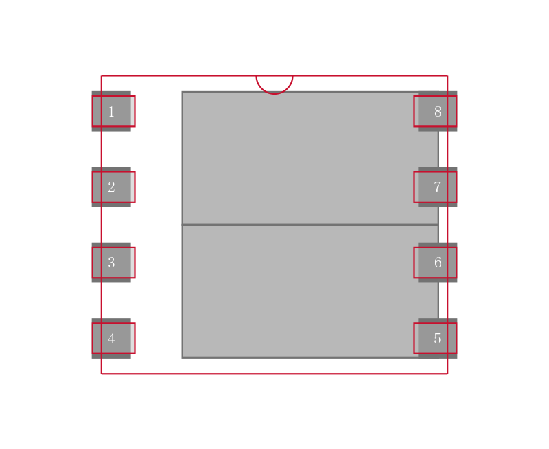 CSD18503Q5AT封装焊盘图
