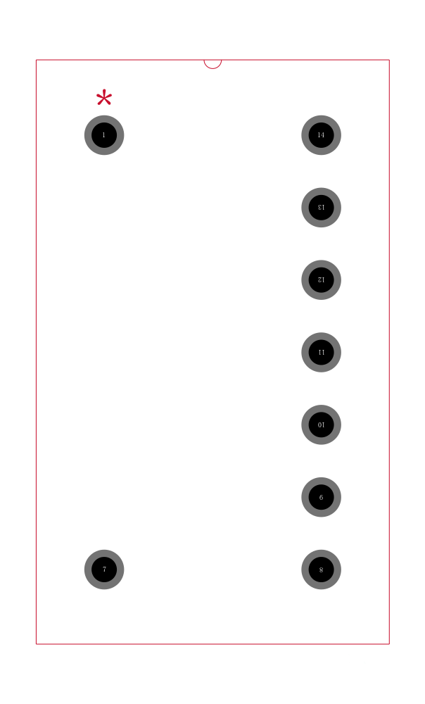 ARX1012封装焊盘图