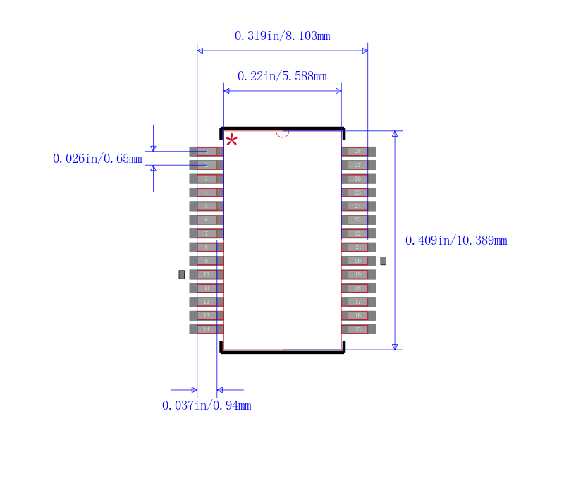 CY8CLED08-28PVXIT封装图